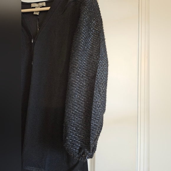 Black Women's Casual Blouse - Picture 3 of 8